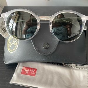 Clear Ray-Ban – 51mm Round Sunglasses